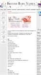 Mobile Screenshot of britishbabynames.com
